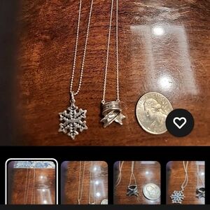 Tiffany & Co. Silver Necklace with Pendant//i Will Devide